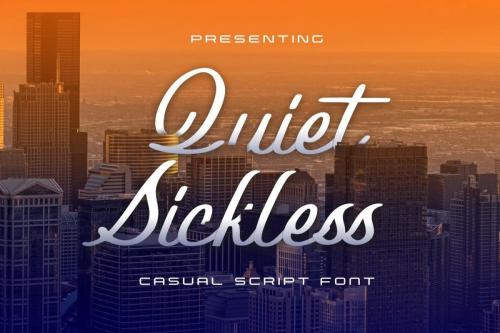 Quiet Sickless Font 1