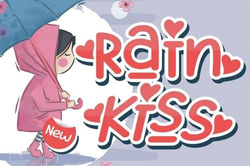 Rain Kiss Font 1