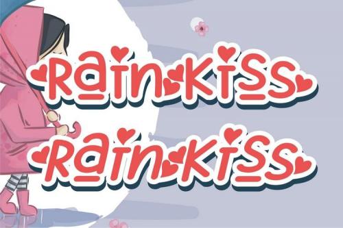 Rain Kiss Font 12