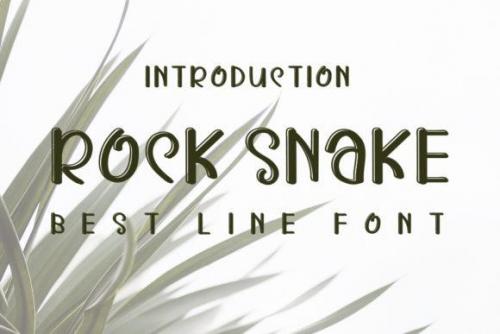 Rock Snake Font 1