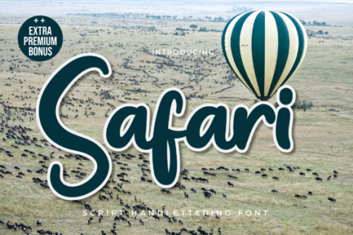 Safari Font 1
