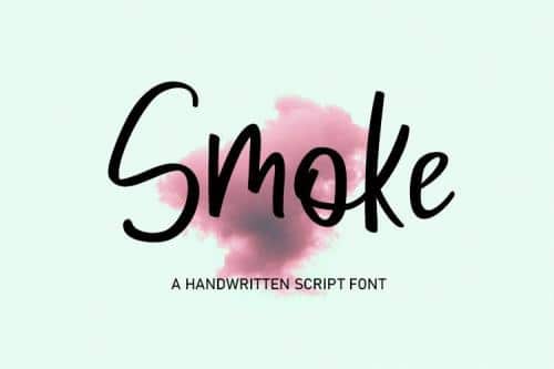 Smoke Font 1