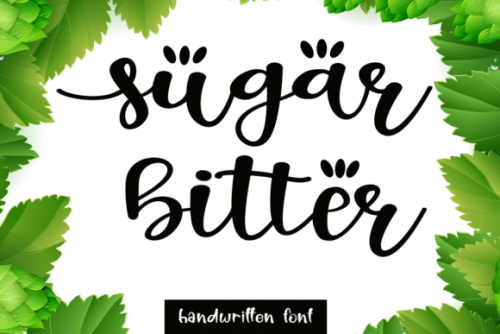 Sugar Bitter Font 1