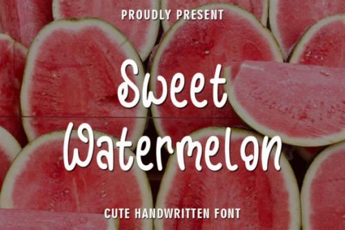 Sweet Watermelon Font 1