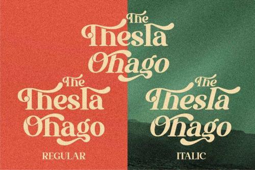 The Thesla Ohago Font 1