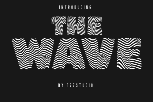 The Wave Font 1