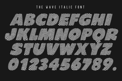 The Wave Font 4