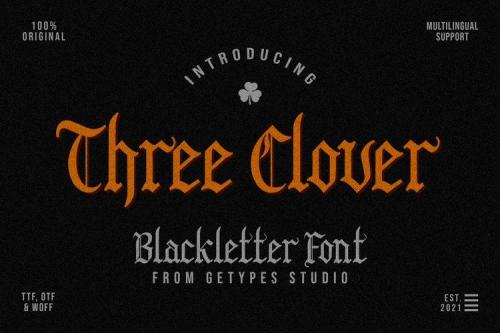 Three Clover Font