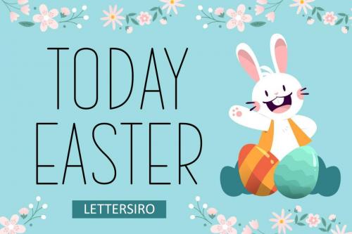 Today Easter Font 1