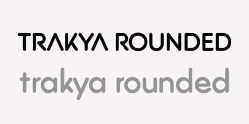 Trakya Rounded Font 2