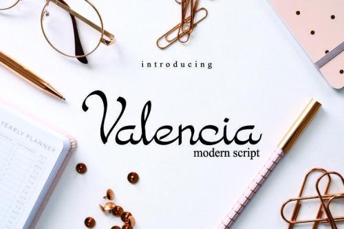 Valencia Handwritten Font