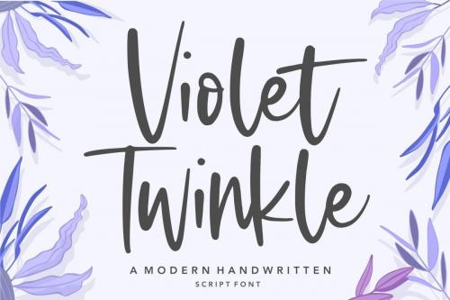 Violet Twinkle Font 1