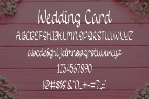 Wedding Card Font 4