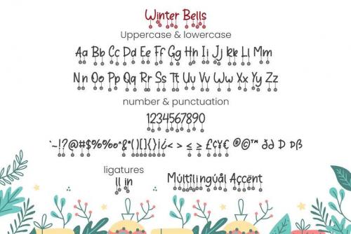 Winter Bells Font  4