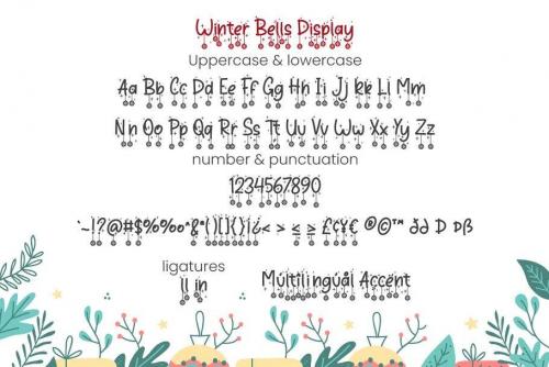 Winter Bells Font  5