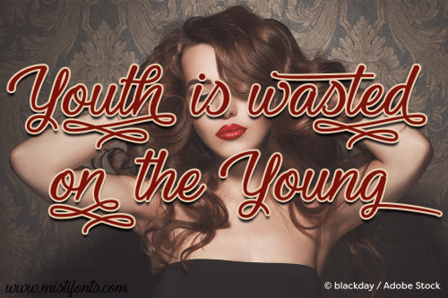 Youth And Beauty Font  0