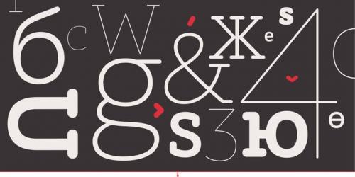 ALS Schlange Slab Font 3