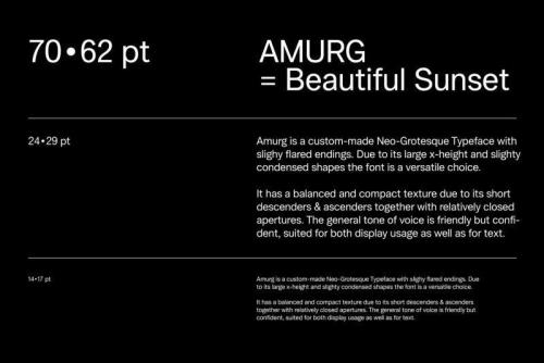 AMURG Typeface 4