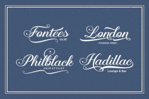 Aaron Script Font 1