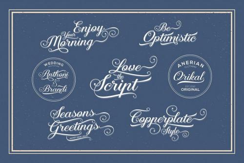 Aaron Script Font 2