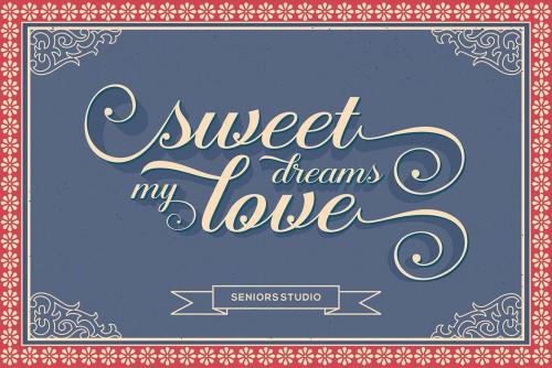Aaron Script Font 4