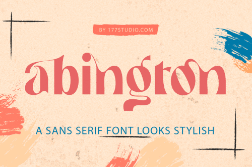 Abington – Stylish Sans Serif Font 1