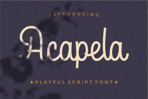 Acapela Font