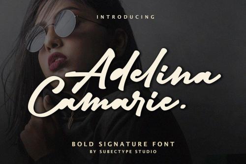 Adelina Camarie Signature Font 1