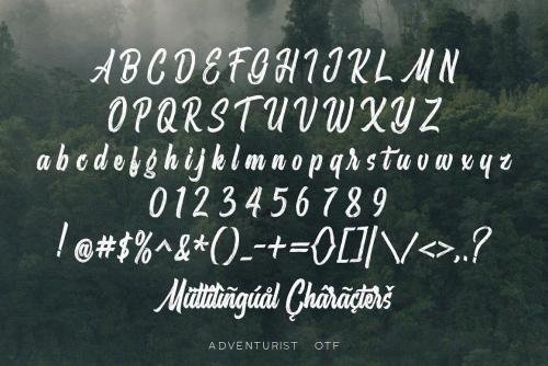 Adventurist Script Font 9