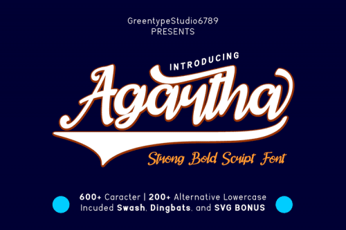 Agartha Script Font 1