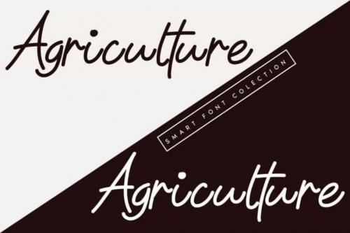 Agriculture Handwritten Font 1