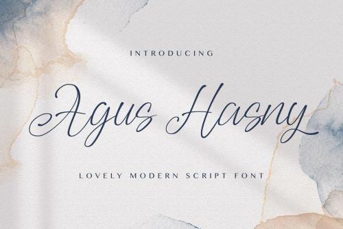 Agus Hasny Calligraphy Font
