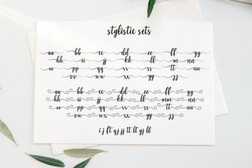 Alfia Calligraphy Font 6
