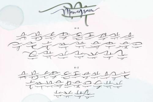 Alleffra Calligraphy Font 10