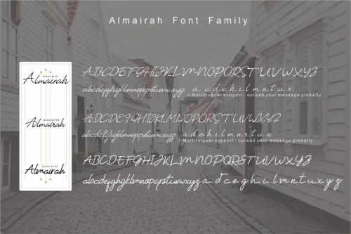 Almairah Script Font Family 11