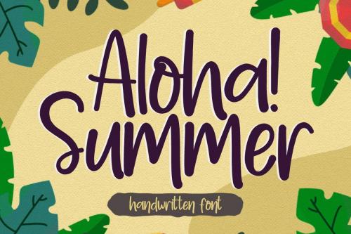 Aloha Summer Handwritten Font 1
