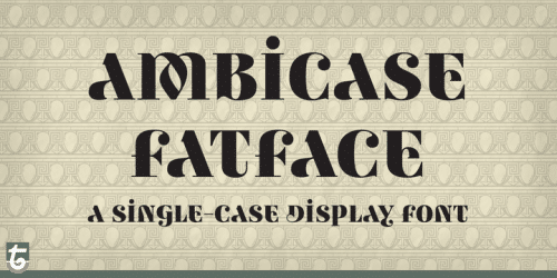Ambicase Fatface Font 1