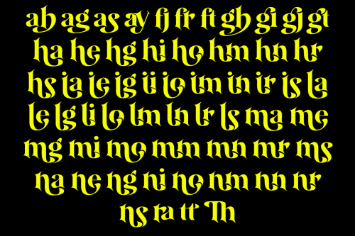 Amidala Serif Font 6