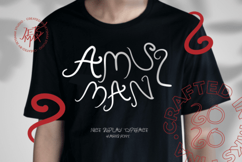 Amulman Modern Curly Font 1