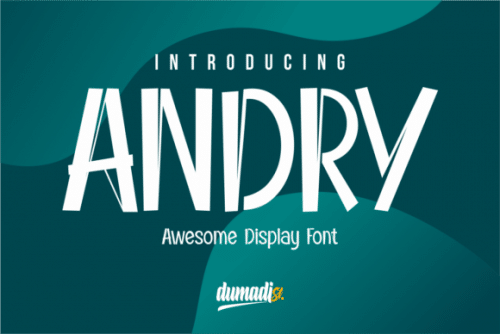 Andry Display Font 1