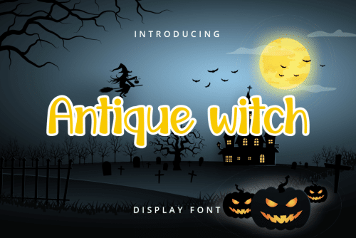 Antique witch Display Font 1