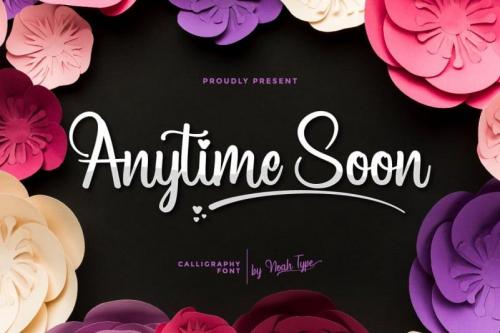 Anytime Soon Script Font