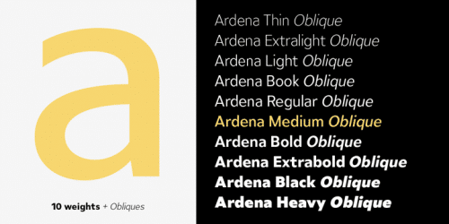 Ardena Sans Serif Font 3