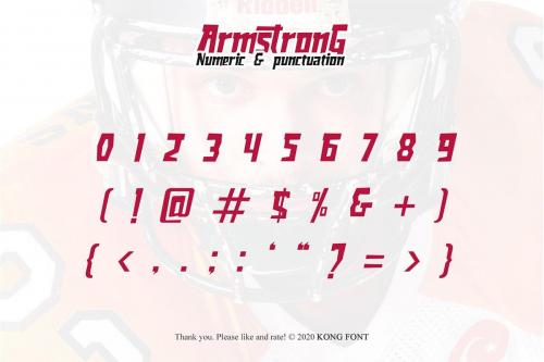 Armstrong Display Font 7