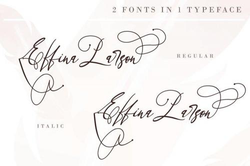 Art Maria Calligraphy Font 5