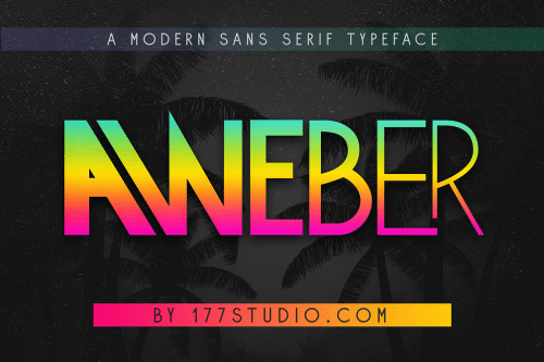 Aweber Modern Sans Serif Font 1