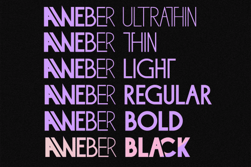 Aweber Modern Sans Serif Font 7