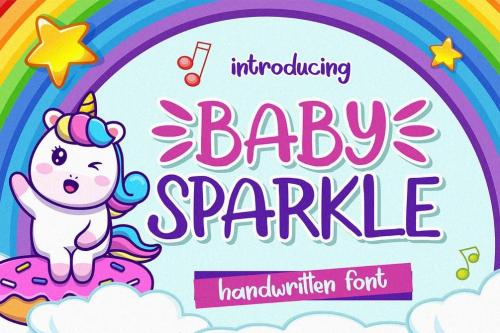 Baby Sparkle Display Font 1