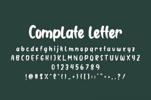 Baby Sunday Display Font 4