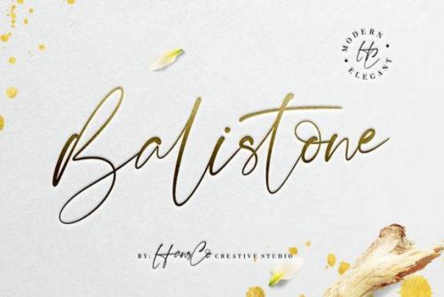 Balistone Handwritten Font